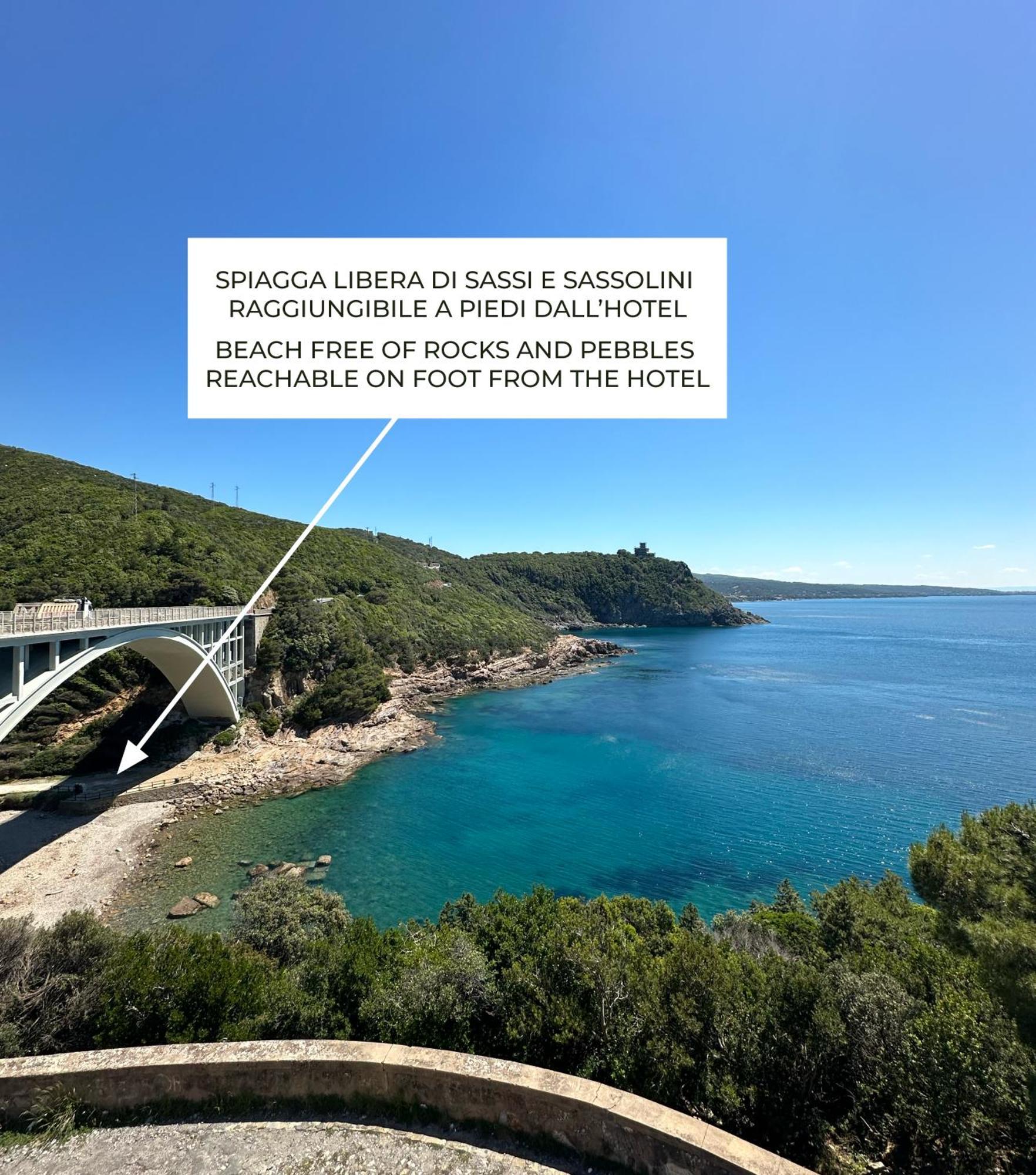 Il Romito Hotel Quercianella Luaran gambar